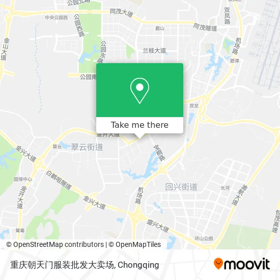 重庆朝天门服装批发大卖场 map