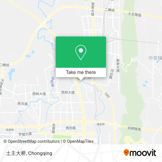 土主大桥 map