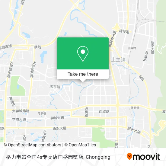 格力电器全国4s专卖店国盛园墅店 map