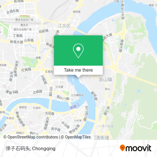 弹子石码头 map