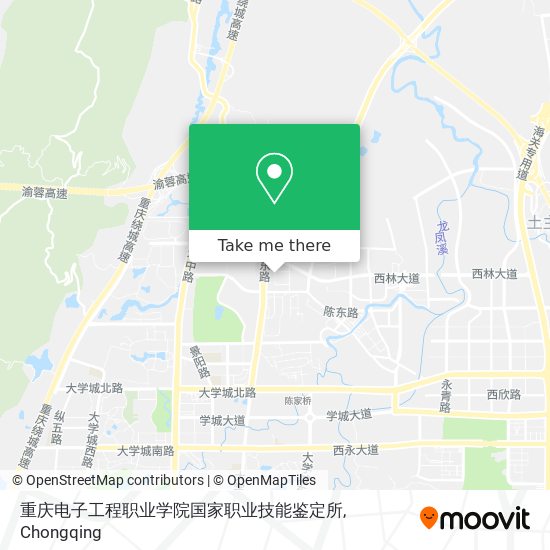 重庆电子工程职业学院国家职业技能鉴定所 map