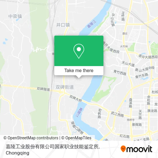 嘉陵工业股份有限公司国家职业技能鉴定所 map