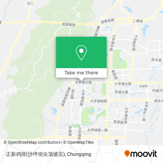 正新鸡排(沙坪坝尖顶坡店) map