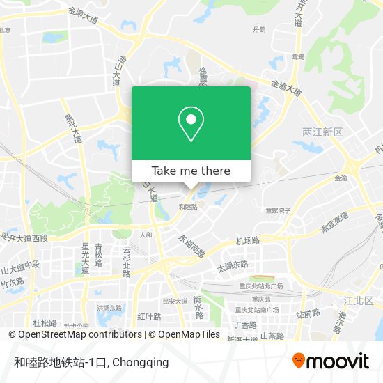 和睦路地铁站-1口 map