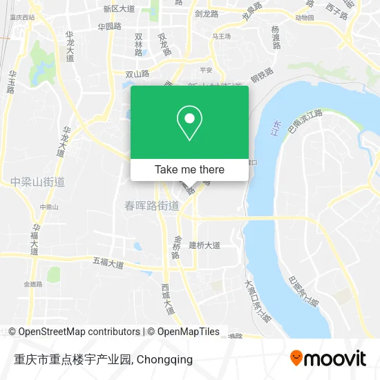 重庆市重点楼宇产业园 map