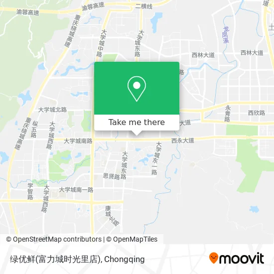 绿优鲜(富力城时光里店) map