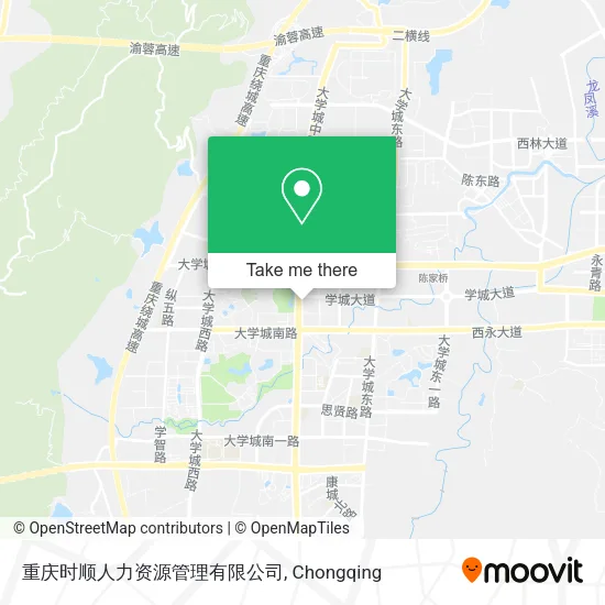 重庆时顺人力资源管理有限公司 map