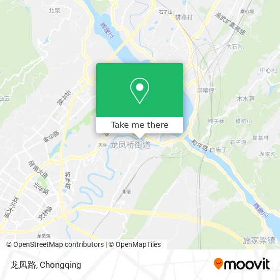 龙凤路 map