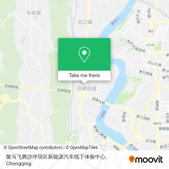 聚马飞腾沙坪坝区新能源汽车线下体验中心 map