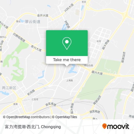 富力湾揽湖-西北门 map