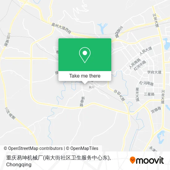 重庆易坤机械厂(南大街社区卫生服务中心东) map