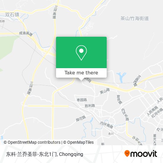 东科·兰乔圣菲-东北1门 map
