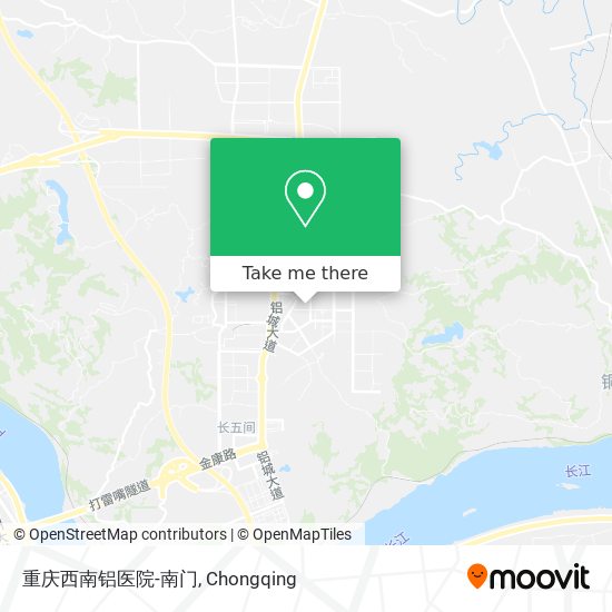 重庆西南铝医院-南门 map