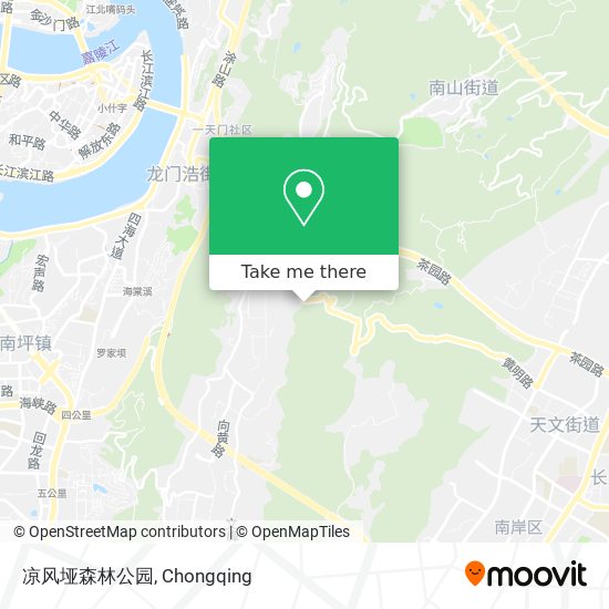 凉风垭森林公园 map