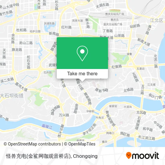 怪兽充电(金鲨网咖观音桥店) map