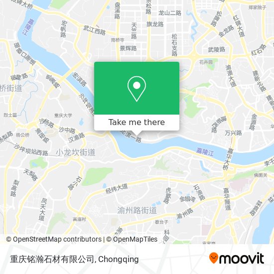 重庆铭瀚石材有限公司 map