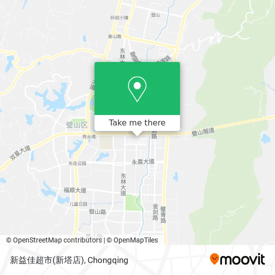 新益佳超市(新塔店) map