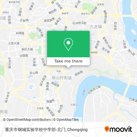 重庆市钢城实验学校中学部-北门 map