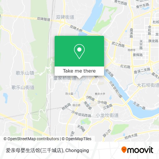 爱亲母婴生活馆(三千城店) map