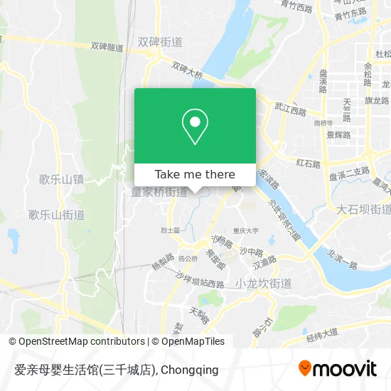 爱亲母婴生活馆(三千城店) map