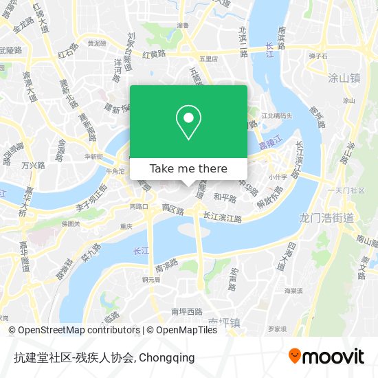 抗建堂社区-残疾人协会 map