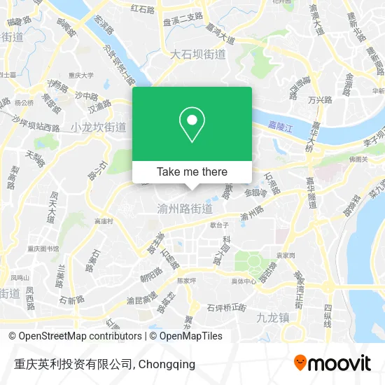 重庆英利投资有限公司 map