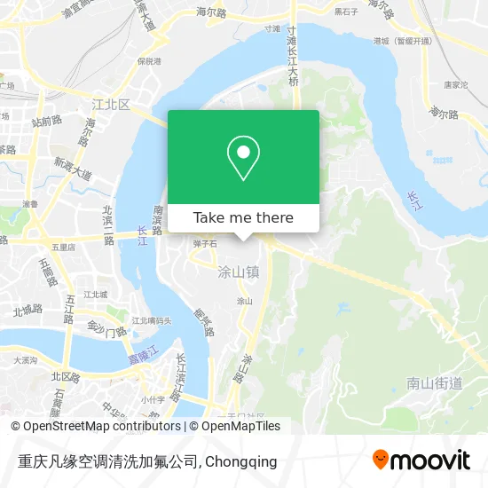 重庆凡缘空调清洗加氟公司 map