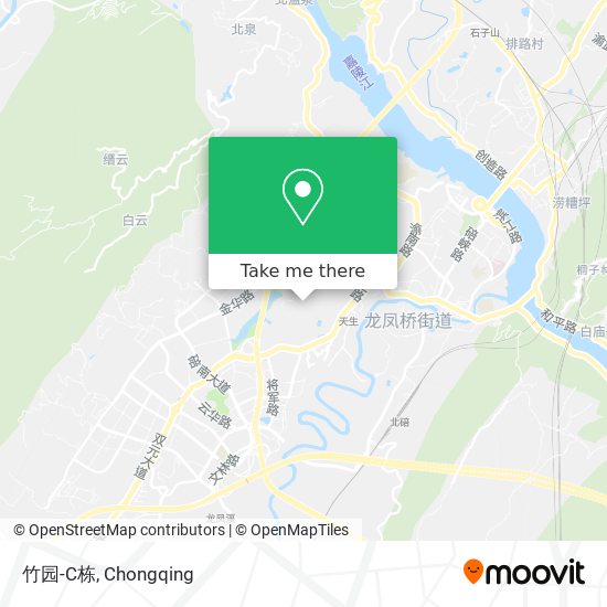 竹园-C栋 map