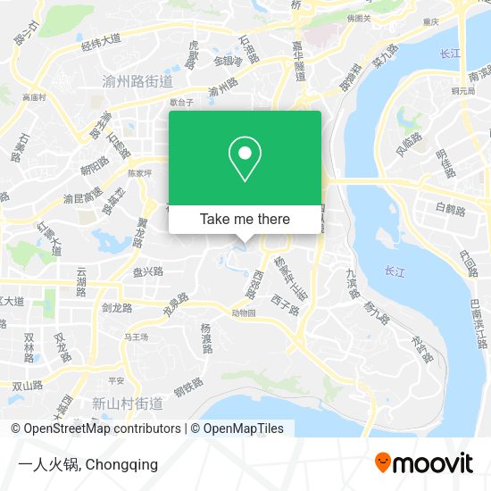 一人火锅 map