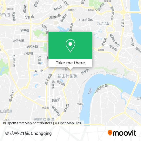 钢花村-21栋 map