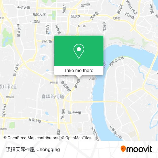 顶福天际-1幢 map