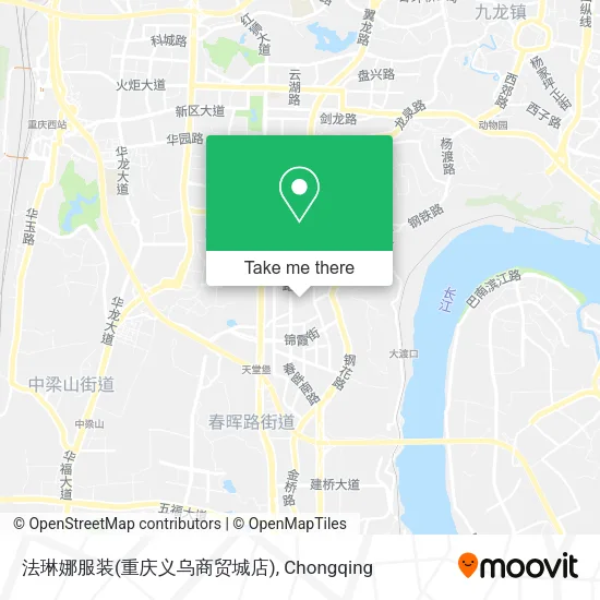 法琳娜服装(重庆义乌商贸城店) map