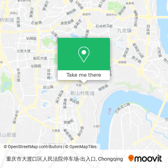 重庆市大渡口区人民法院停车场-出入口 map