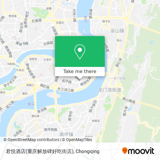 君悦酒店(重庆解放碑好吃街店) map