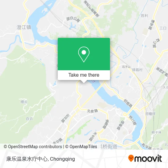 康乐温泉水疗中心 map