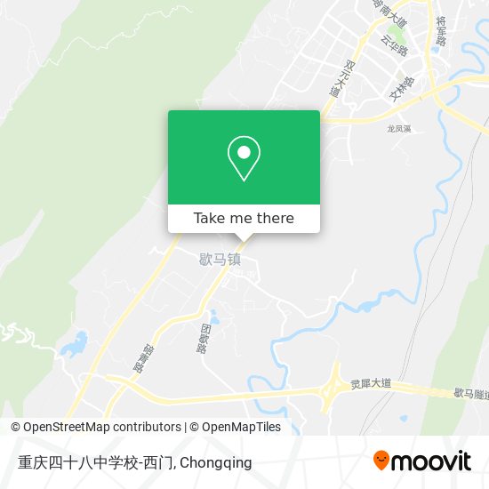 重庆四十八中学校-西门 map