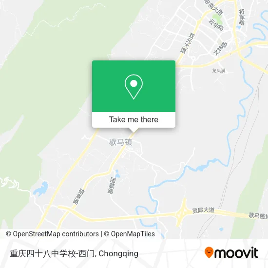 重庆四十八中学校-西门 map