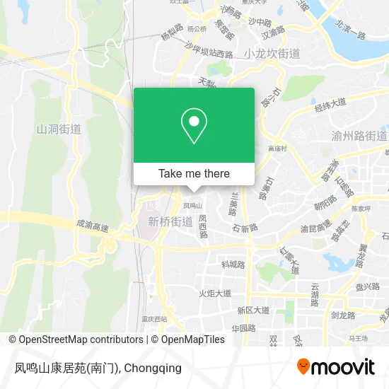 凤鸣山康居苑(南门) map
