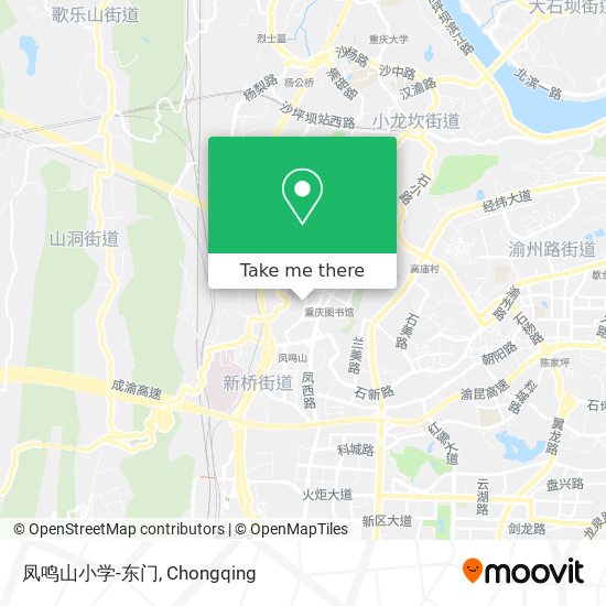 凤鸣山小学-东门 map