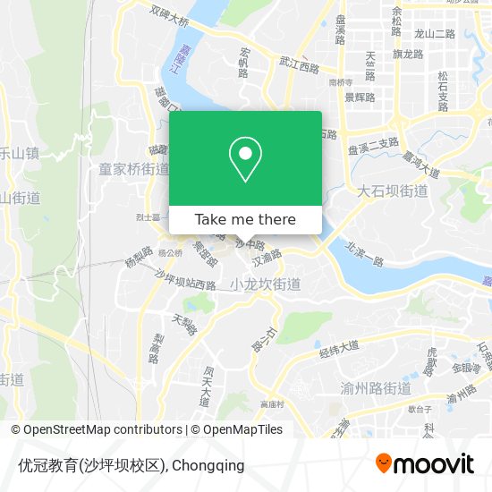 优冠教育(沙坪坝校区) map