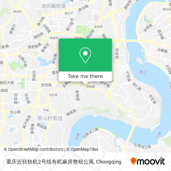重庆近轻轨机2号线有机麻房整租公寓 map