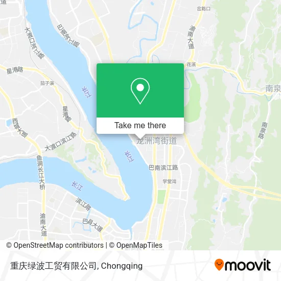 重庆绿波工贸有限公司 map