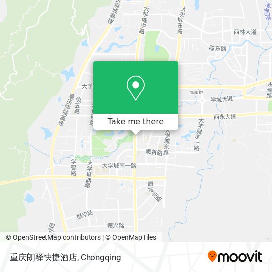 重庆朗驿快捷酒店 map