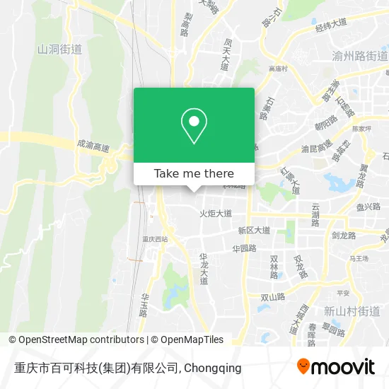 重庆市百可科技(集团)有限公司 map