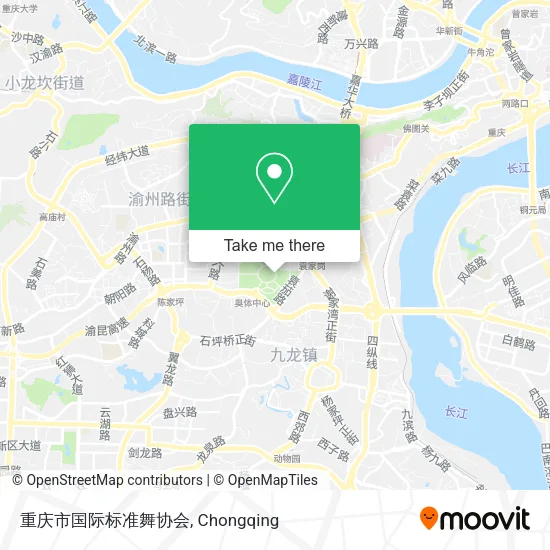 重庆市国际标准舞协会 map