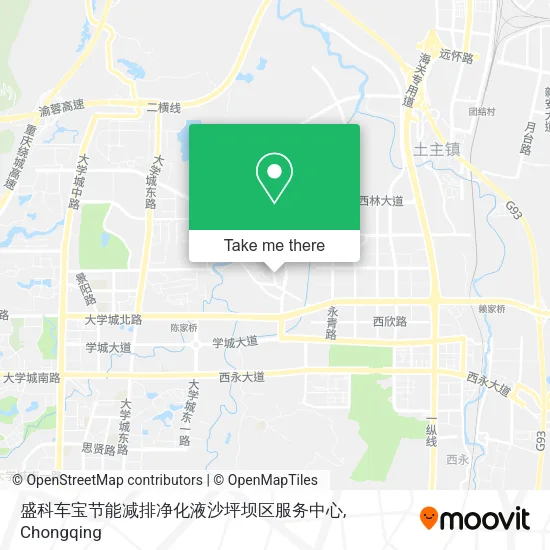 盛科车宝节能减排净化液沙坪坝区服务中心 map