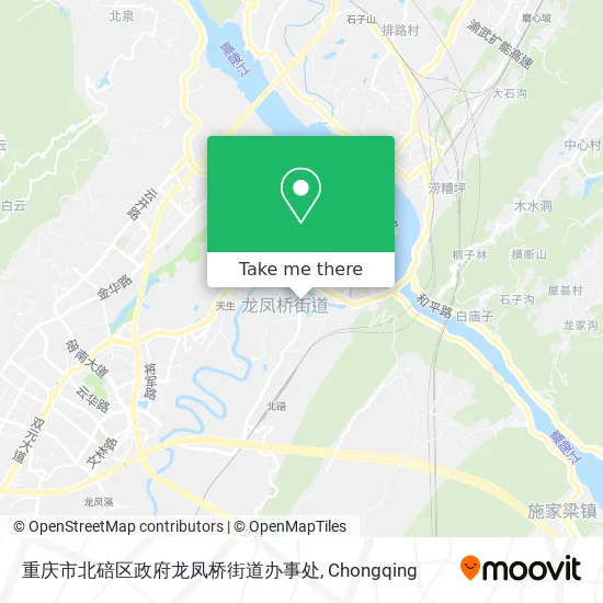 重庆市北碚区政府龙凤桥街道办事处 map