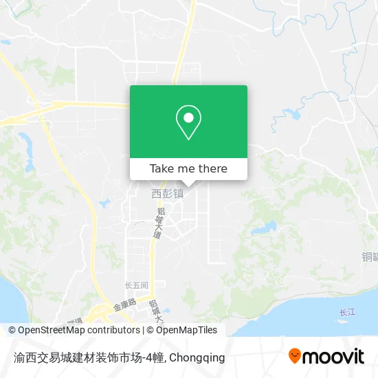 渝西交易城建材装饰市场-4幢 map