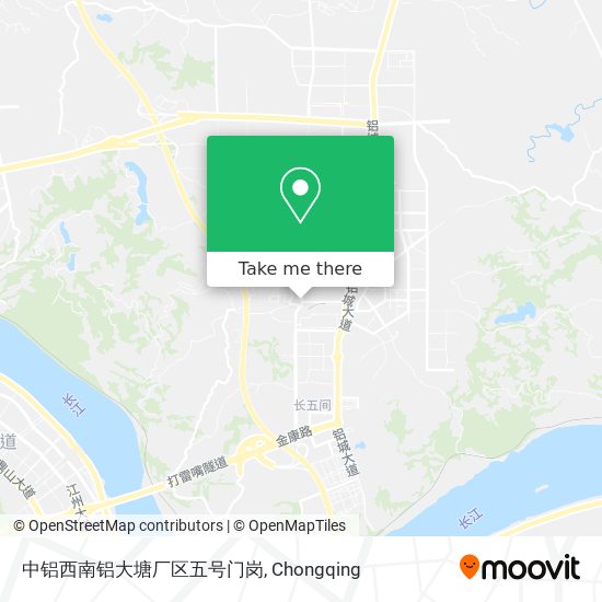 中铝西南铝大塘厂区五号门岗 map