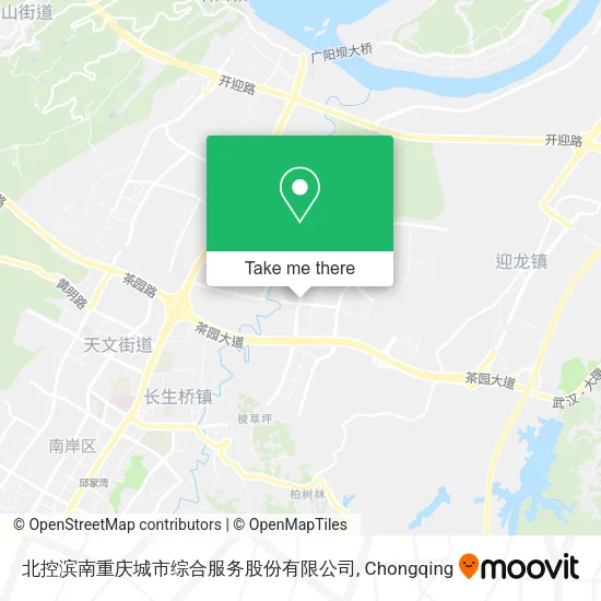 北控滨南重庆城市综合服务股份有限公司 map